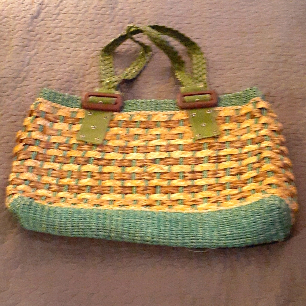 Natural Fiber Shopping Beach Bag
